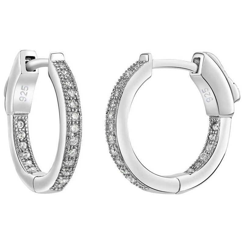 Ligot Strieborné kruhové náušnice JASMIN 17 mm JJJE0105 46719816