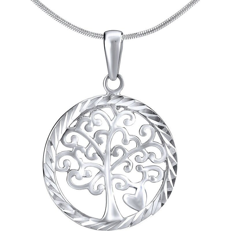 Ligot Strieborný prívesok strom so srdiečkom ZT51290 46719846