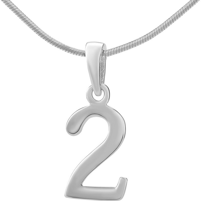 Ligot Strieborný prívesok číslo 2 - dvojka PRM13673 46719822