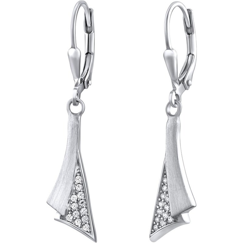 Ligot Strieborné visiace náušnice LIVIEN QRE403K 46720110