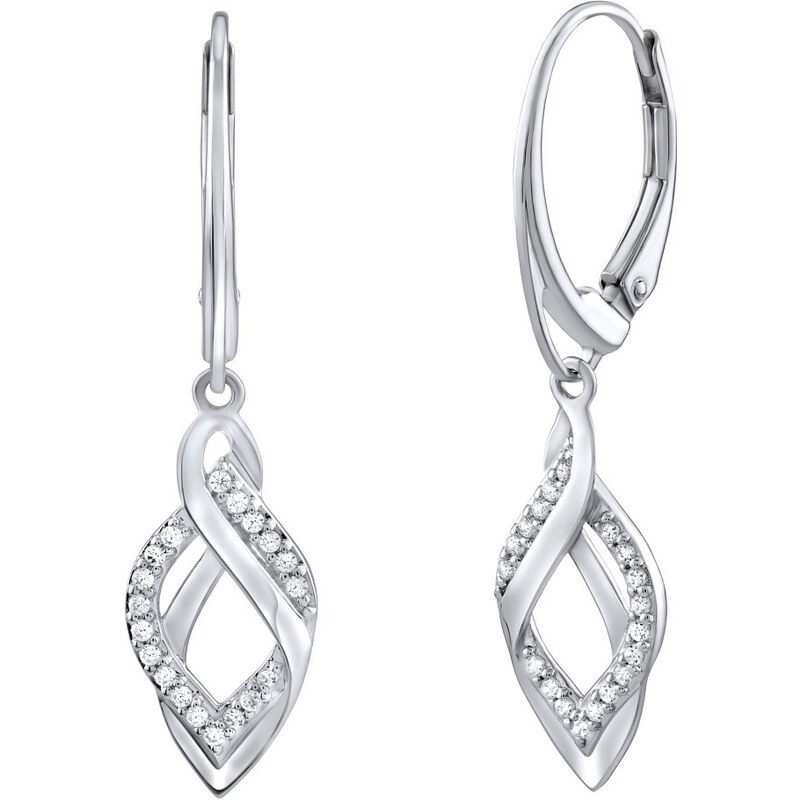 Ligot Strieborné visiace náušnice ERIA FW9671E 46720119