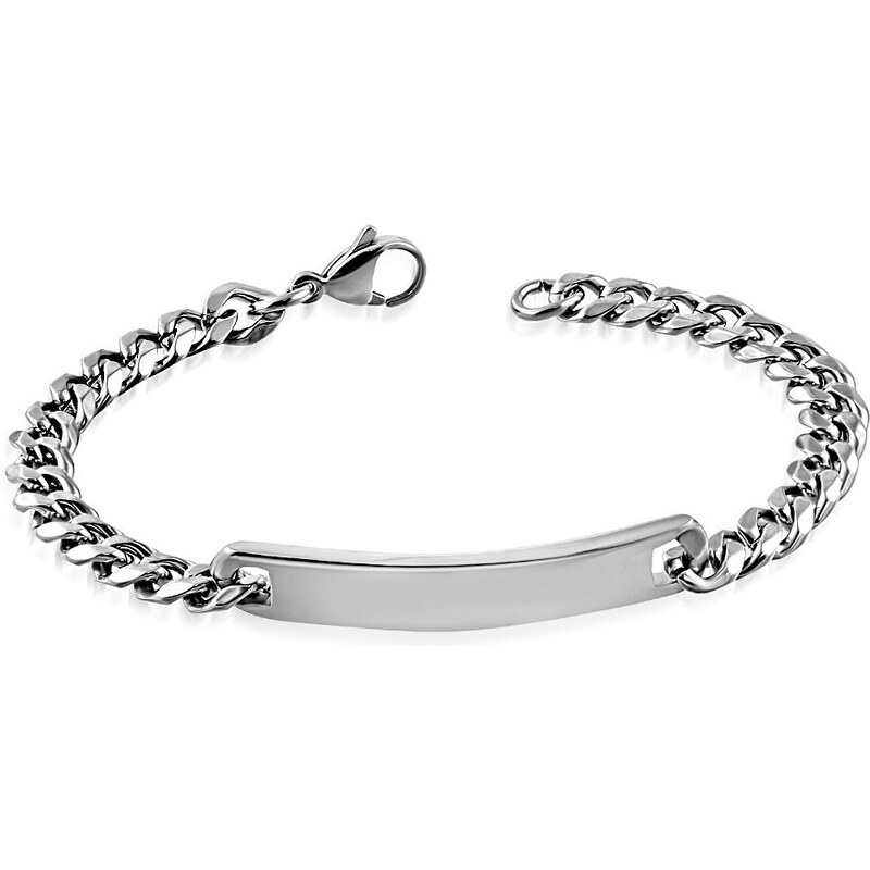 Ligot Oceľový náramok s ID štítkom 62426491