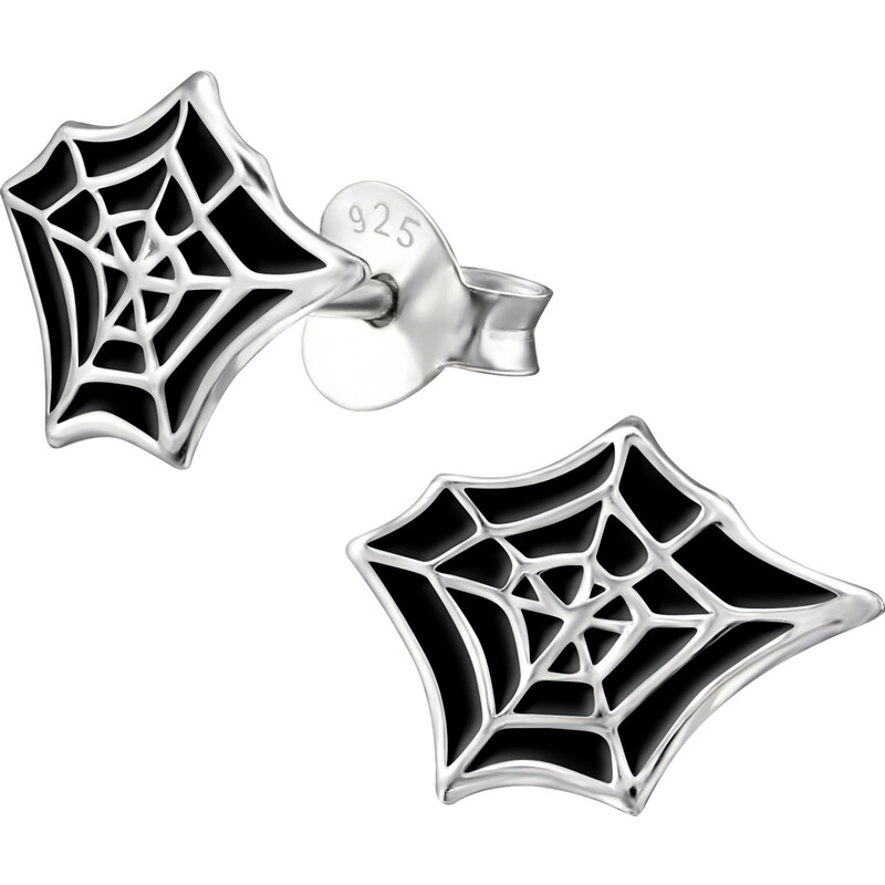 MAJYA Strieborné náušnice PAVUČINA 10714 64581337