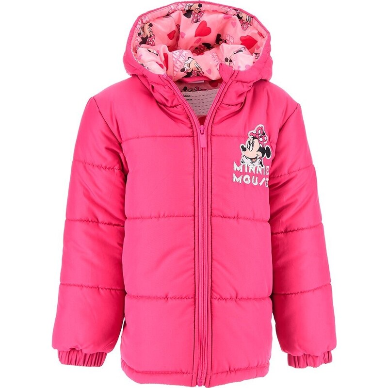 Disney Minnie Mouse tmavoružová dievčenská bunda 46752079