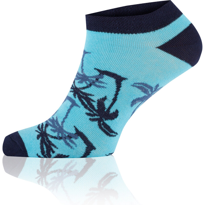 Italian Fashion Ankle socks PALEROS - navy blue/turquoise