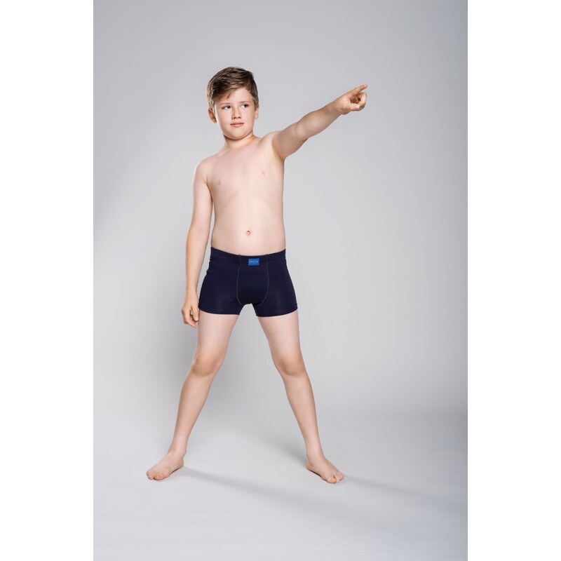Italian Fashion Apollo Boys' Boxer Shorts - Dark Blue