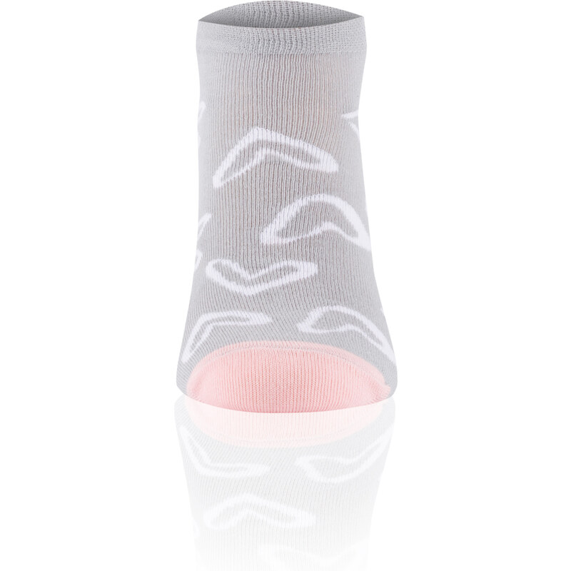 Italian Fashion SocksS NOELIA - grey/pink