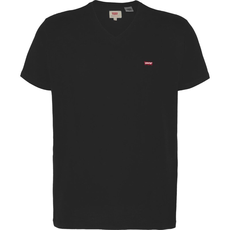 LEVIS Tričko Original Housemark V-Neck Tee čierna 46760127