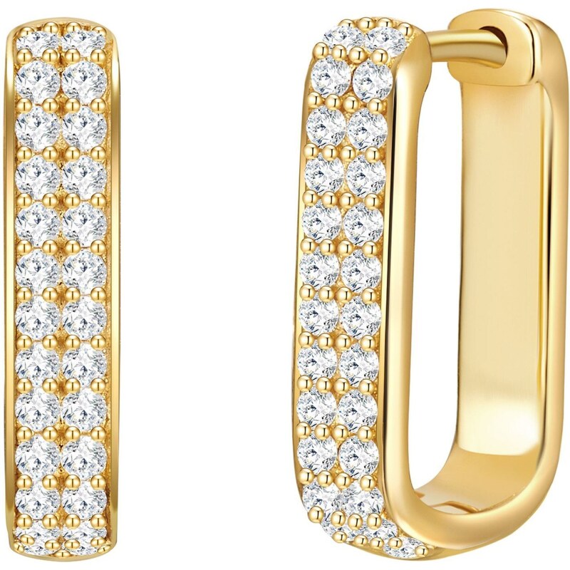 Glanzstücke München Náušnice zlatá žltá / priehľadná 67902596