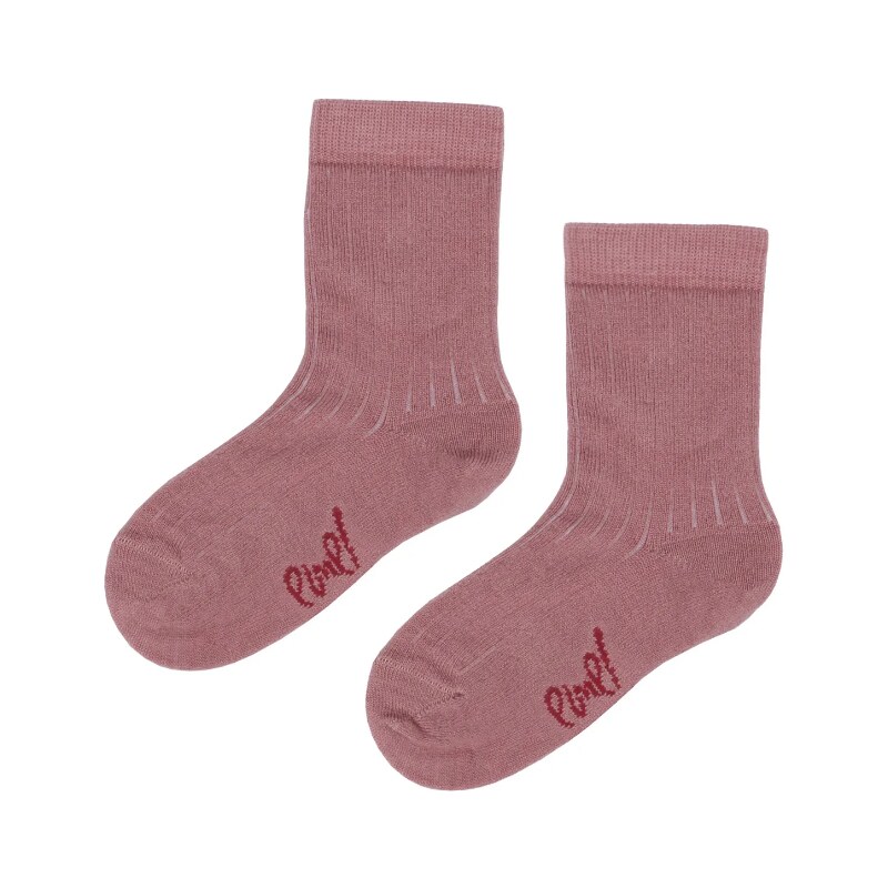 Detské ponožky s merino vlnou Emel - Růžová - ESK 100-56 46771901