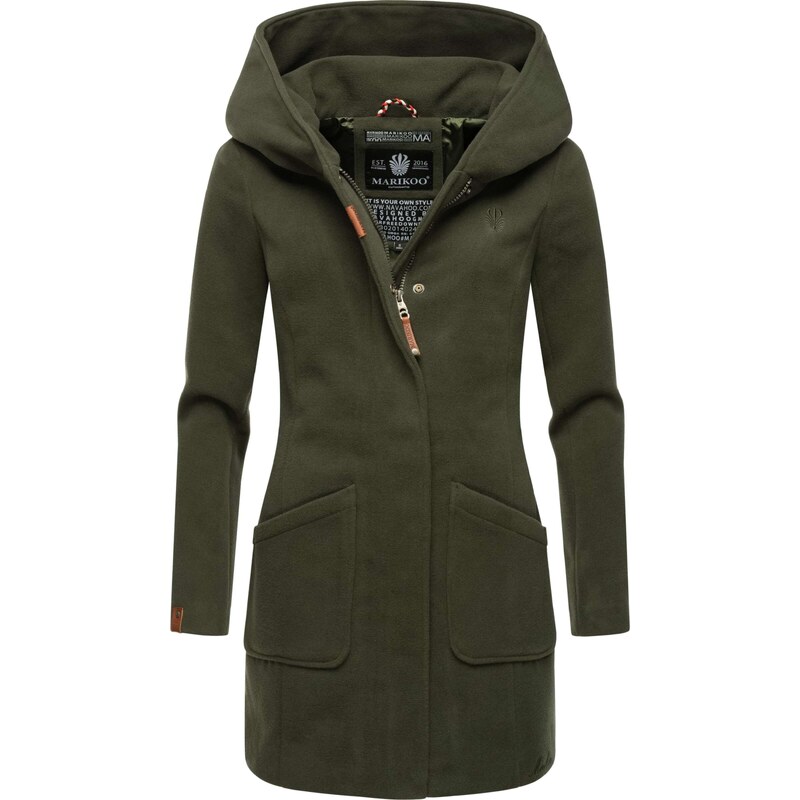 MARIKOO Prechodný kabát Maikoo olivová 54256435