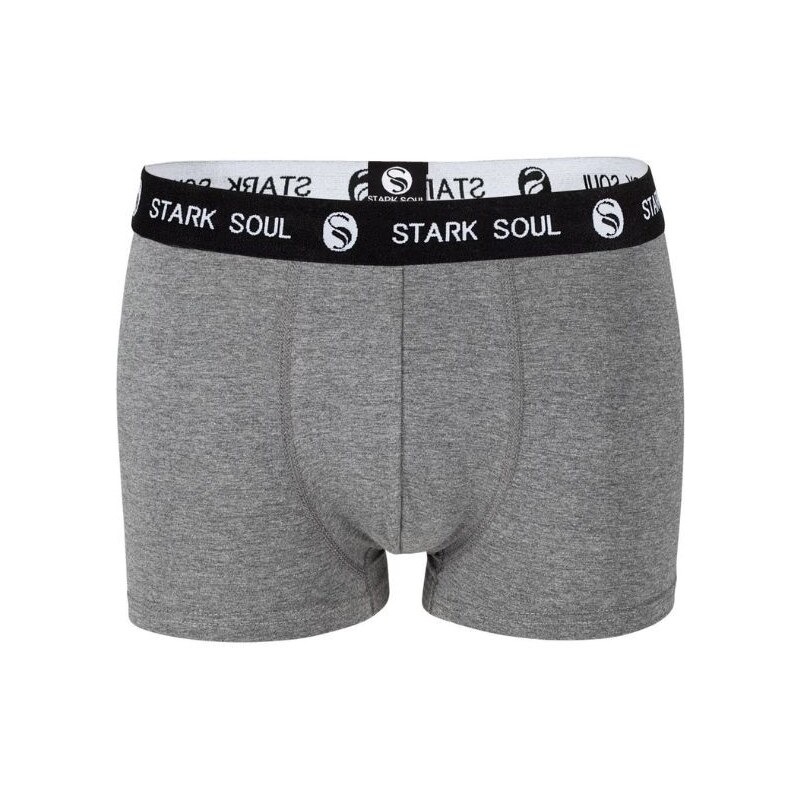 Stark Soul Prémiové Pánske Boxerky bez bočných švov šedá Šedá M 46792326