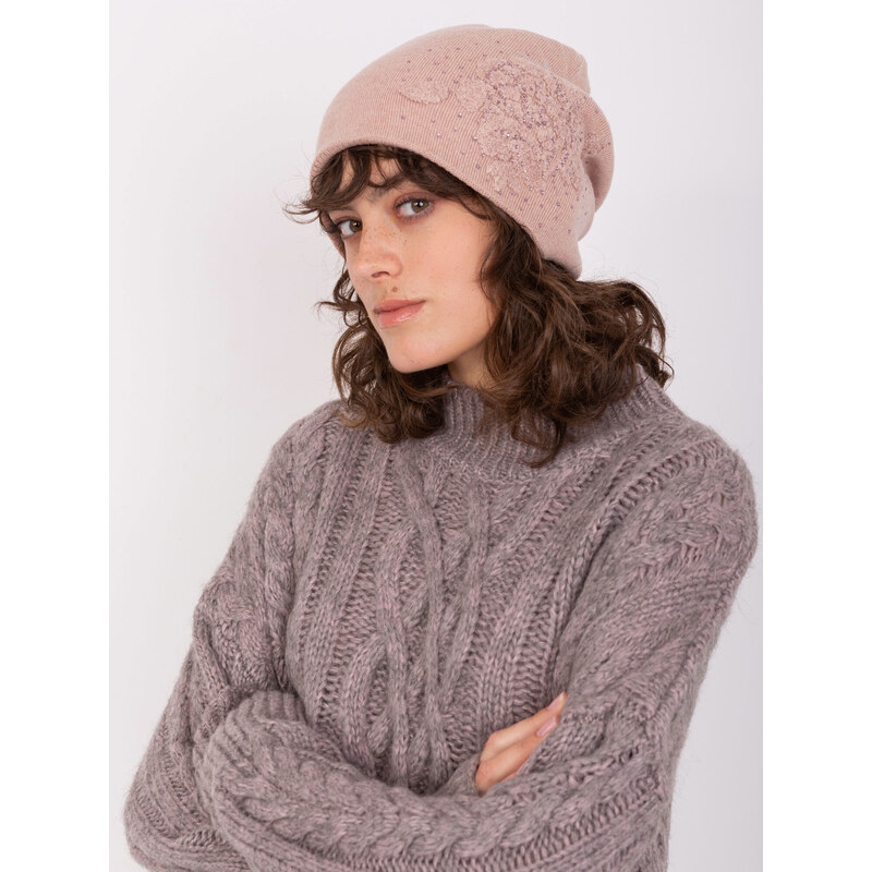 Wool Fashion Italia Cap-AT-CZ-23250.01P-dark pink 64663485