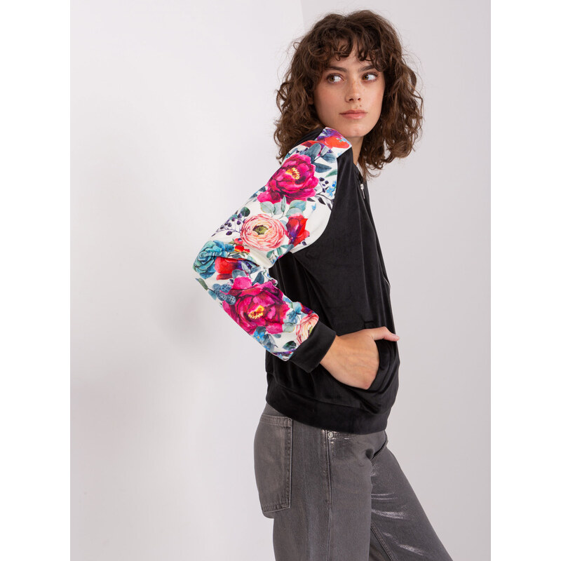 RUE PARIS Sweatshirt-RV-BL-8235.38-black 64792461