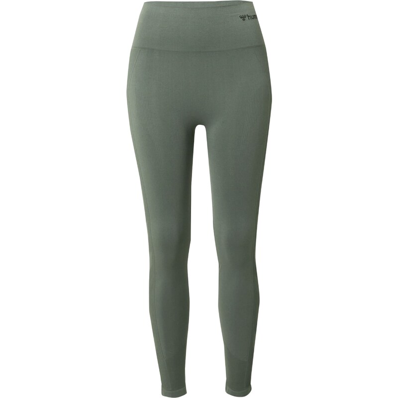 Hummel Športové nohavice Tif tmavozelená / čierna 46803514