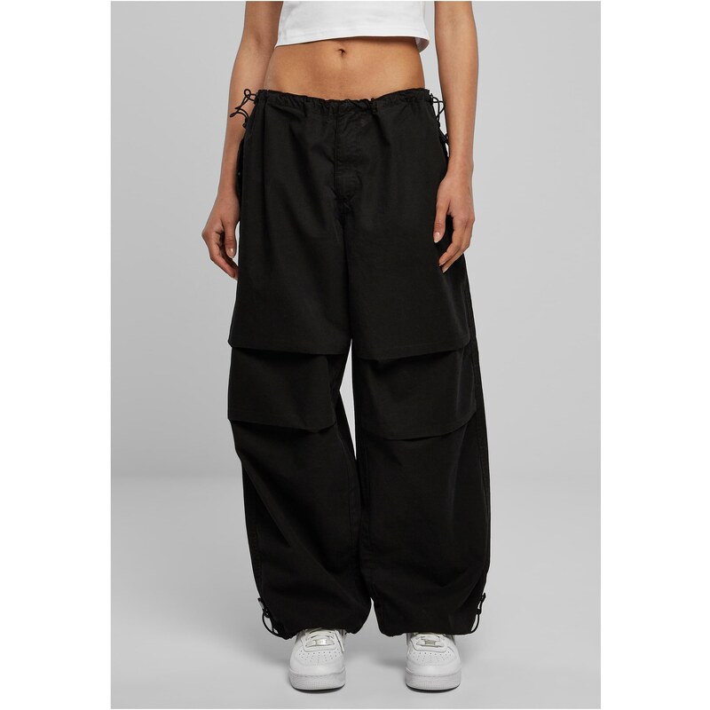 Urban Classics Womens cotton parachute pants black 50685417
