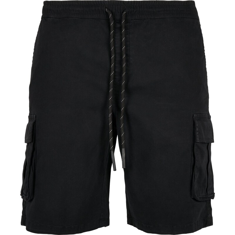 Urban Classics Drawstring cargo shorts black 50662855
