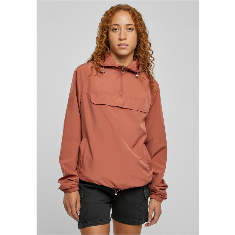 Urban Classics Womens basic terracotta tug of war jacket 64635868