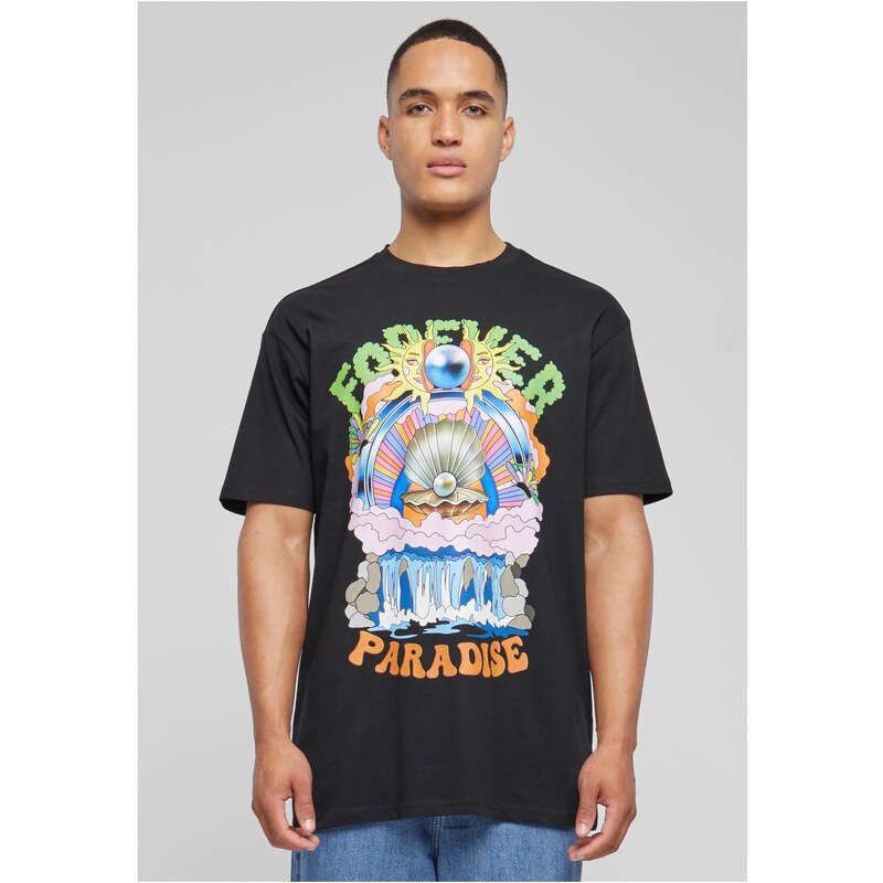 Mister Tee Black T-shirt Paradise Oversize 57100324