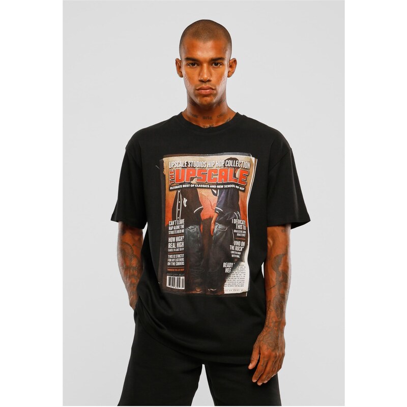 Mister Tee Mens T-shirt oversize Upscale Magazine black 56466311