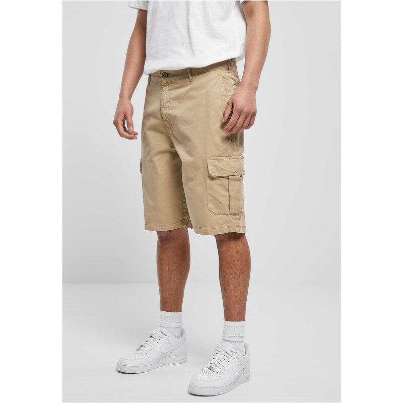 Urban Classics Mens Big Cargo Bermuda Union Shorts Beige 50543241