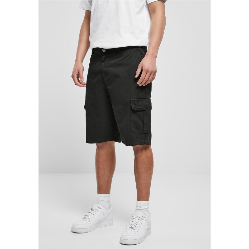 Urban Classics Mens Big Cargo Bermuda Shorts Black 50647236