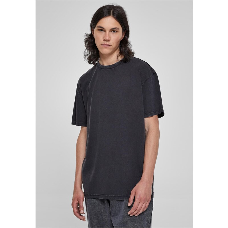Urban Classics Heavy Oversized Acid Wash Tee Black 50602825