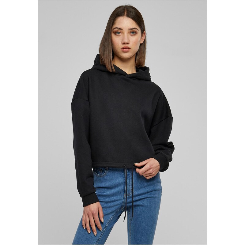 Urban Classics Womens oversized hoodie in black 50644103