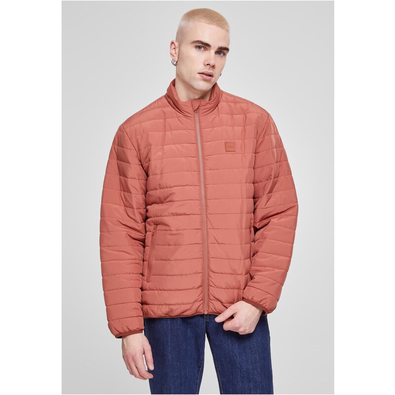 Urban Classics Lightweight terracotta bubble jacket 50605992