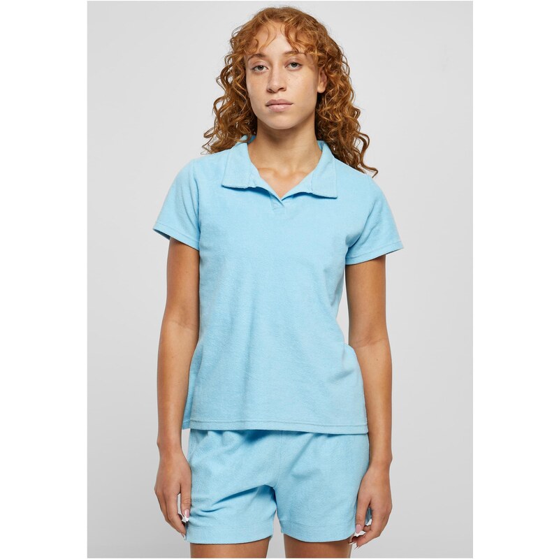 Urban Classics Womens towel Polo shirt balticblue 50683787