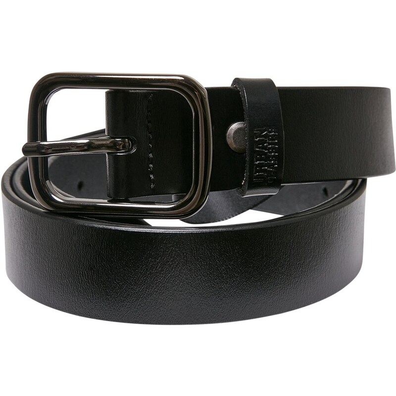 Urban Classics Thorn Buckle Synthetic Leather Belt Black 50609096
