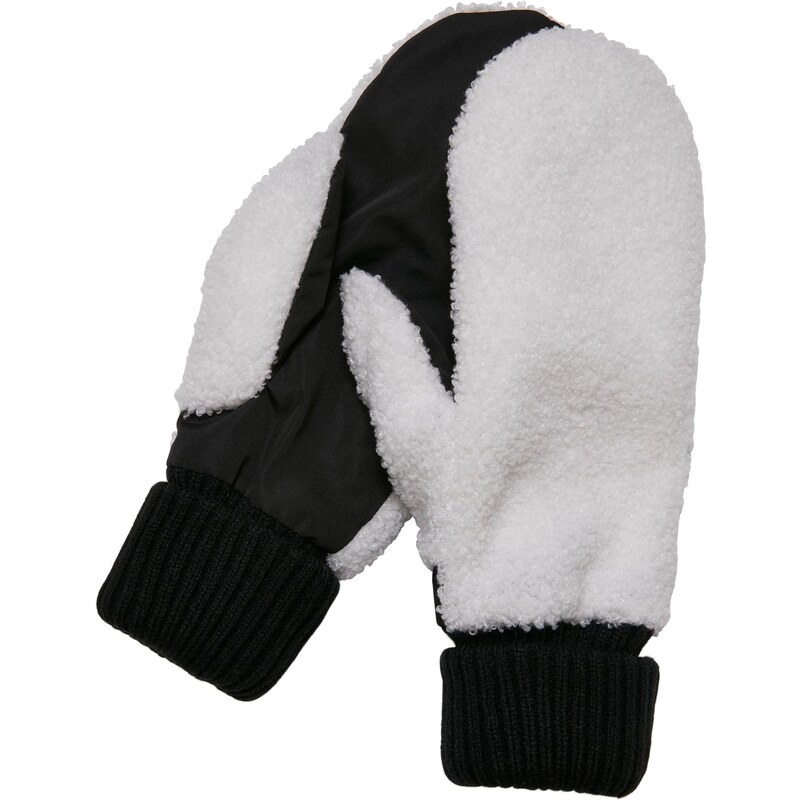 Urban Classics Basic Sherpa gloves black/white 50688129