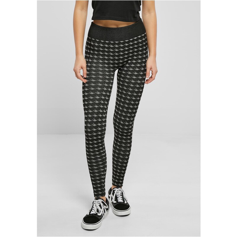 Urban Classics Womens Heritage Blackhoundstooth Seamless Leggings 50660706