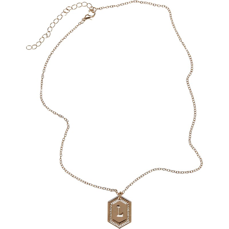 Urban Classics Basic necklace with the letter L 57100378
