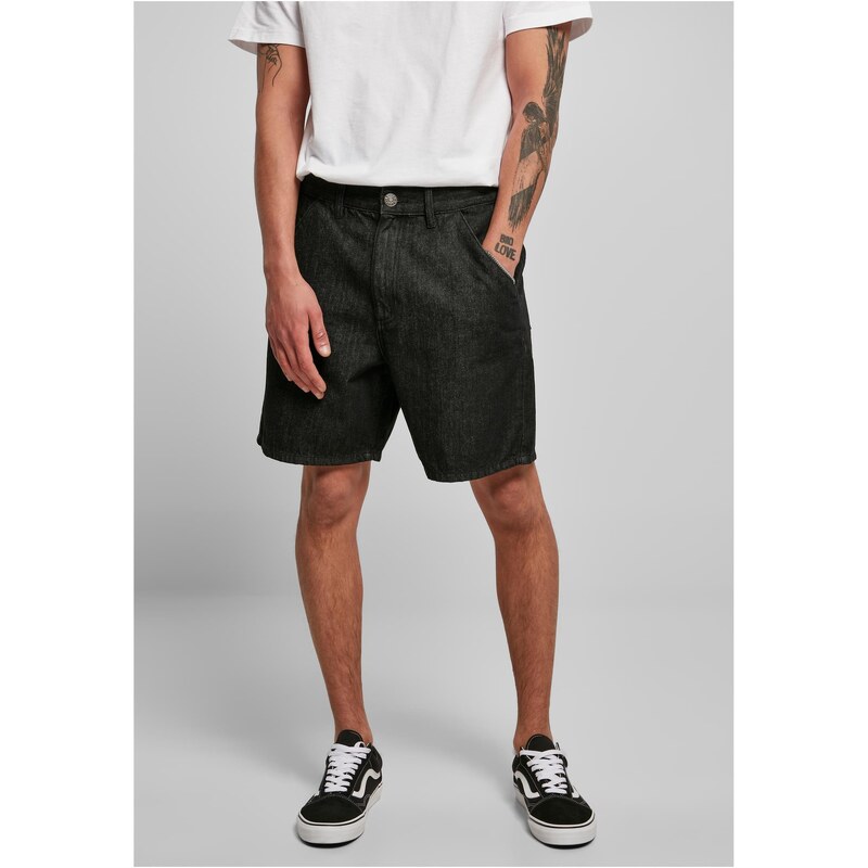 Urban Classics Eco-friendly denim Bermuda shorts black washed 50670338
