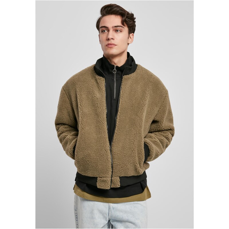 Urban Classics Box Sherpa Jacket tiniolive 50670304