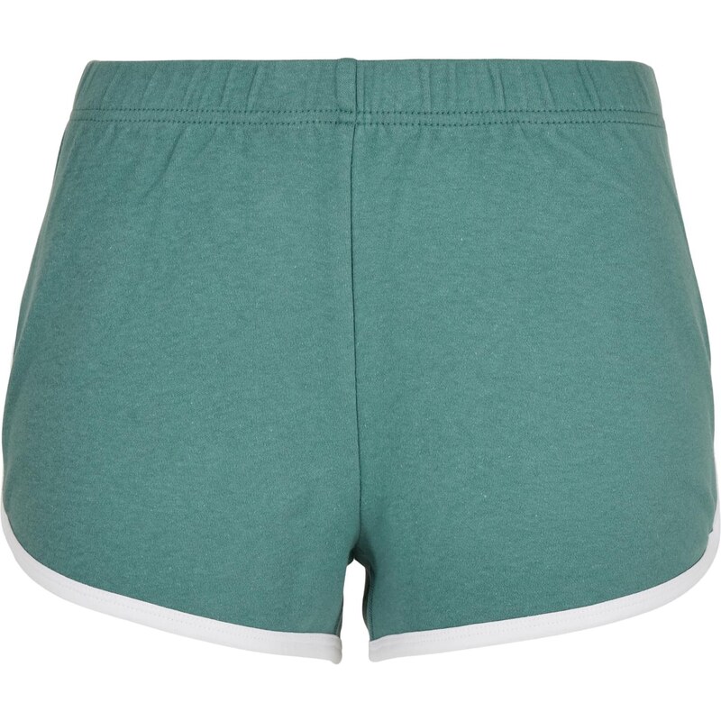 Urban Classics Womens Organic Interlock Retro Hotpants Faded/White 50684982