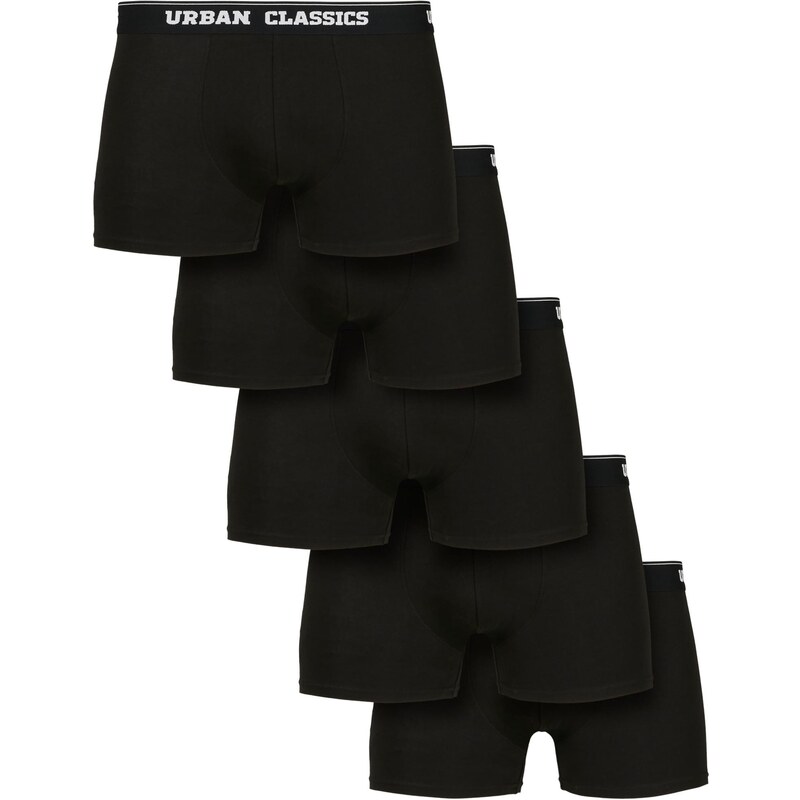 Urban Classics Organic Boxer Shorts 5-Pack blk+blk+blk+blk+blk 50667795
