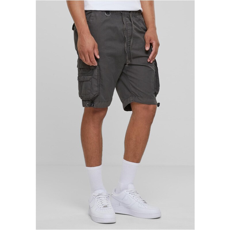 Urban Classics Mens Double Pocket Cargo Shorts - Grey 50679997