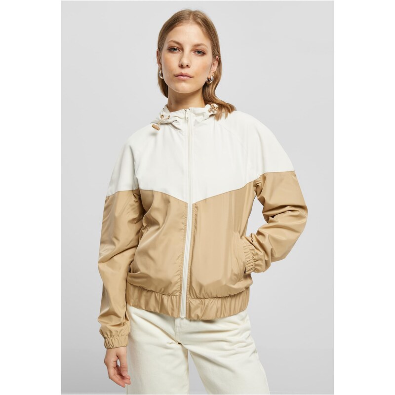 Urban Classics Womens windbreaker Arrow white sand/beige 50679008