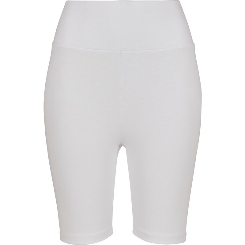 Urban Classics Womens high-waisted cycling shorts white 50664349