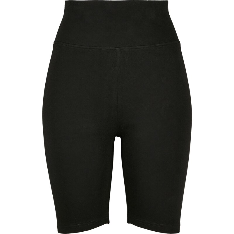 Urban Classics Womens high-waisted cycling shorts - black 50676929