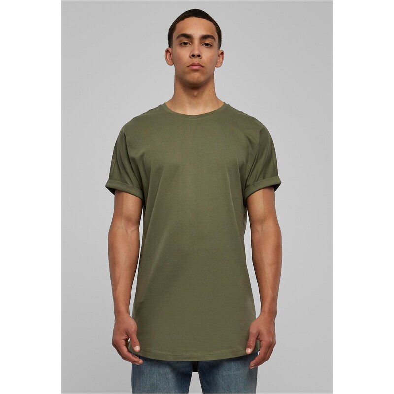 Urban Classics Olive T-shirt with a long shape 50604133