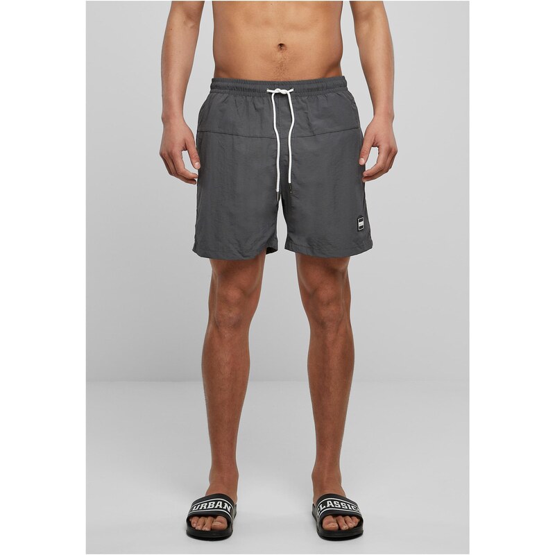 Urban Classics Mens Swimsuit Block Dark Grey 50670315