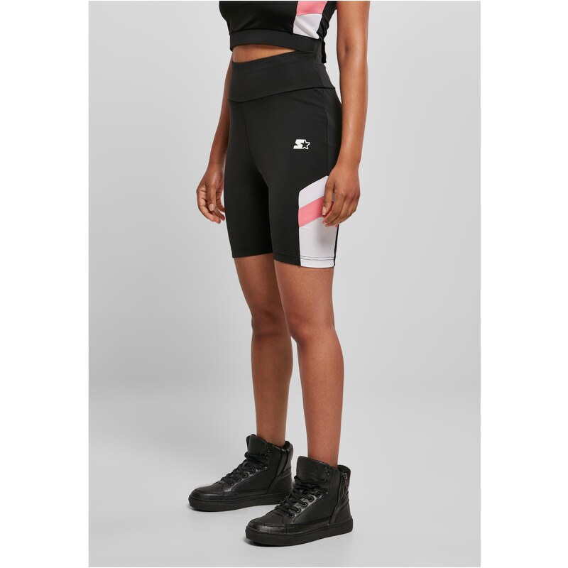 Starter Black Label Womens Starter Cycle Shorts Black/White 50644210