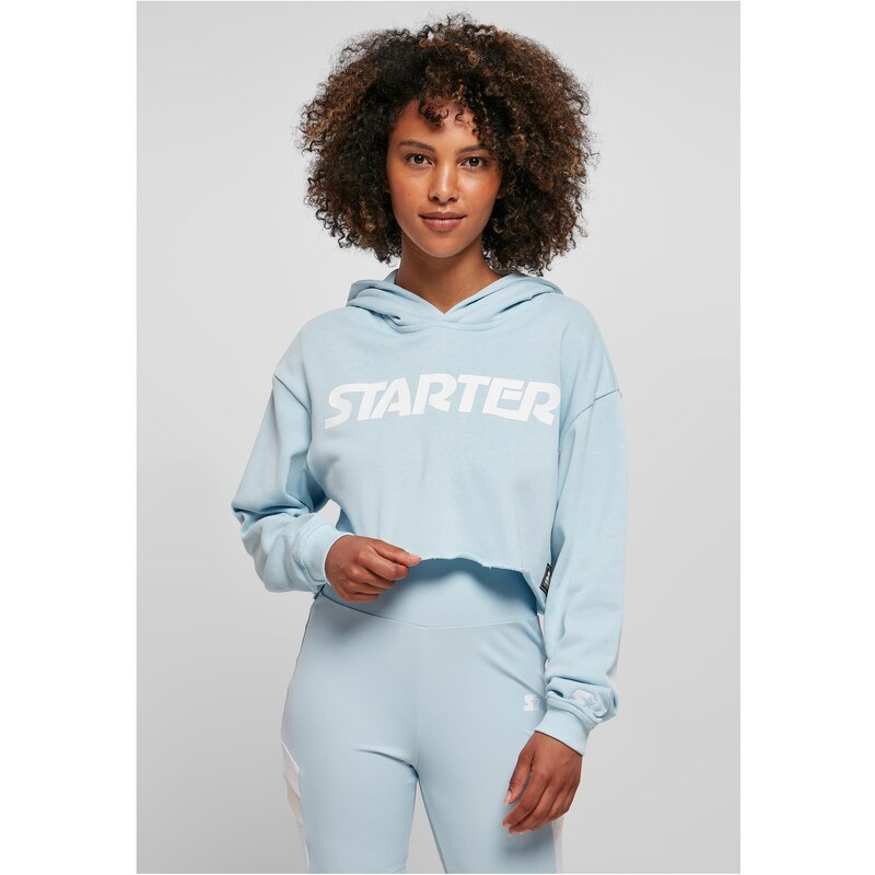 Starter Black Label Womens Cropped Hoody Starter Ice-Blue 50642714
