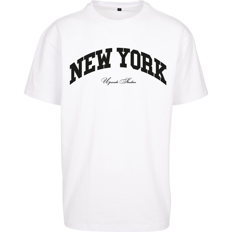 Mister Tee New York College Oversize T-Shirt in White 50678304