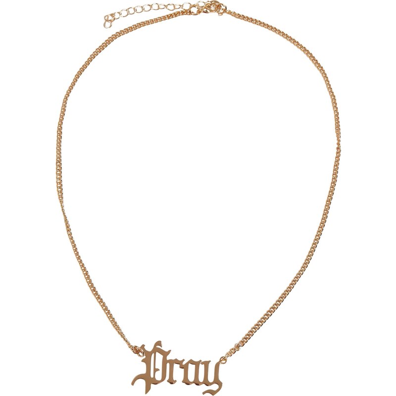 Mister Tee Pray necklace - gold colors 50603024