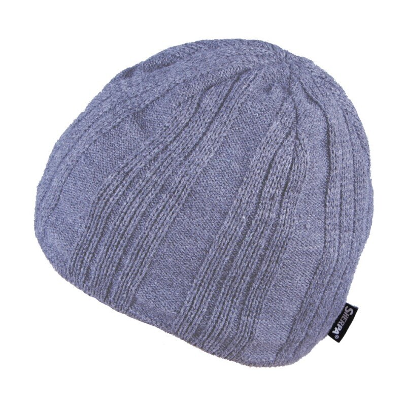 Pánska zimná čiapka Sherpa PIPER svetlo šedá 46813636