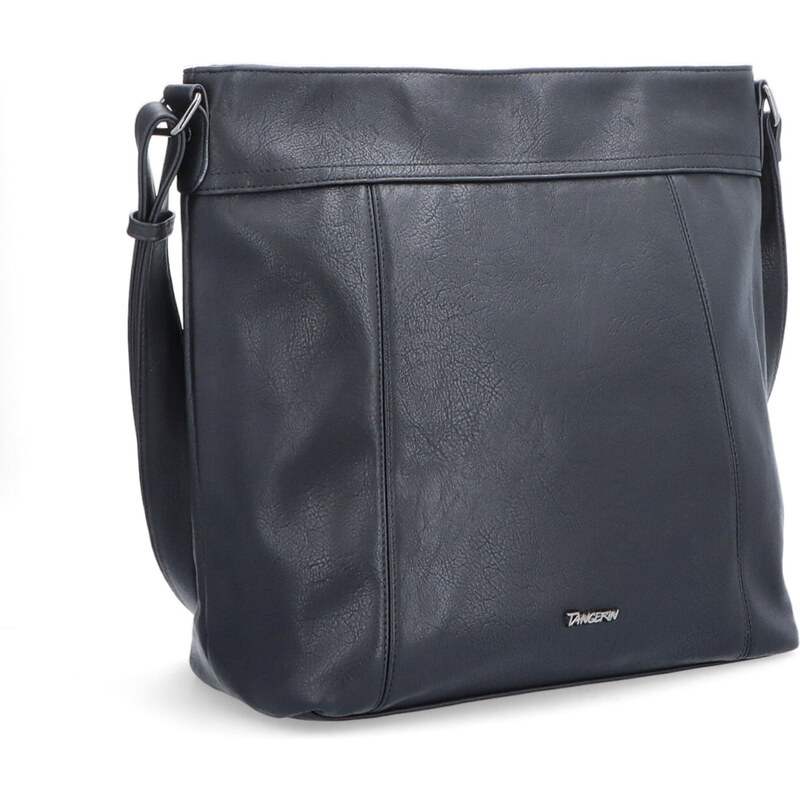 Kabelka zo syntetickej kože crossbody Tangerin čierna 8037 C 47092308